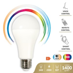 GBC 23.6835.24 - HeyBulb Smart Wi-Fi Led Bulb E27 RGB-CCT Various LED Lamps